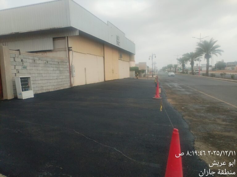 إعادة سفلتة طرق جازان